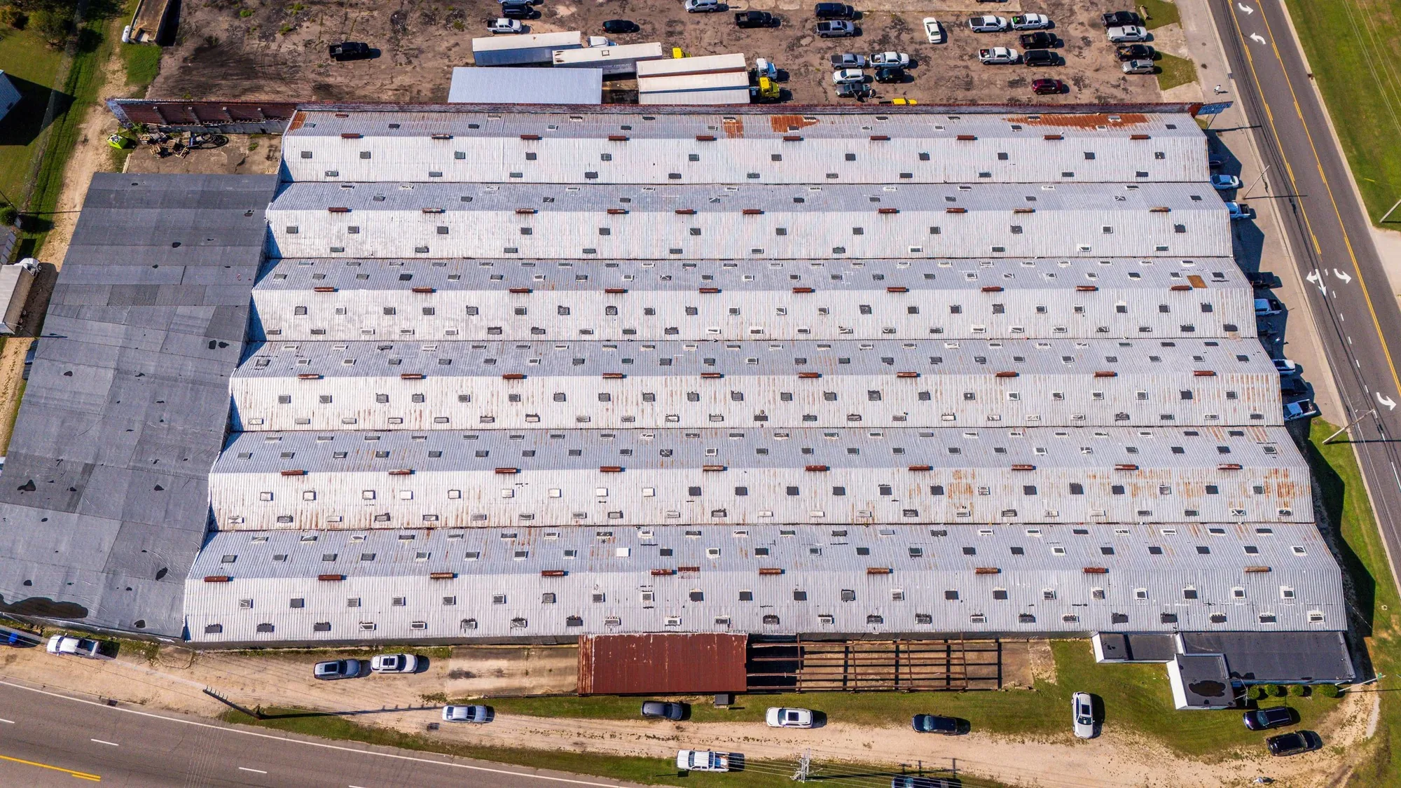 Building Facade Drone Inspection photographed from an aerial drone perspective