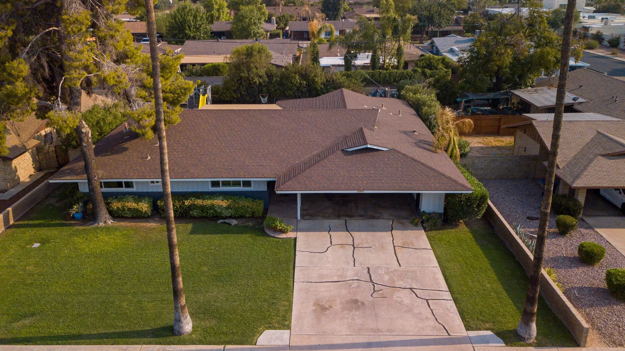 Hotel + Hospitality Drone Photography photographed from an aerial drone perspective