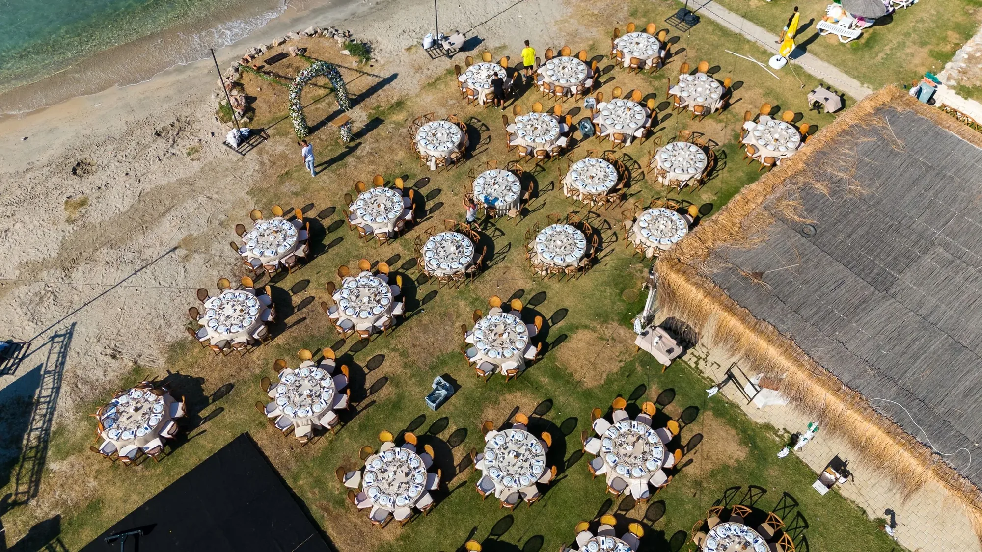 Engagement + Proposal Drone Photography photographed from an aerial drone perspective